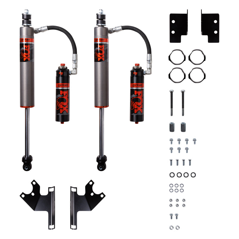 FOX 2.5 Factory Bypass Shock - Fox Jeep JK 2.5 Factory Series 9.79in. Internal Bypass Remote Reservoir Shock/2.5-4in. Lift (Pair)