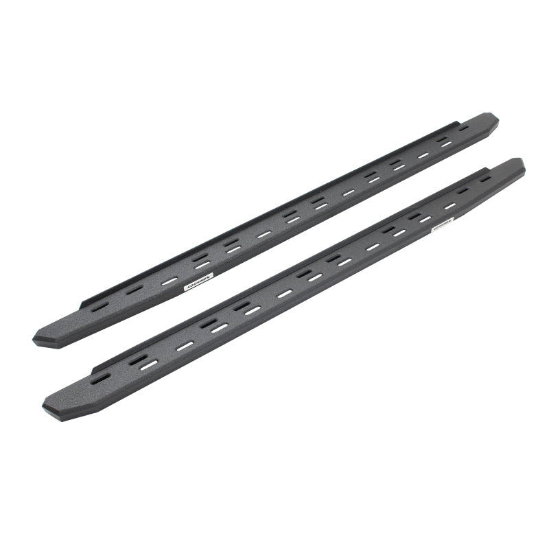 GOR RB30 Slim Running Boards - Go Rhino RB30 Slim Line Running Boards 73in. - Bedliner Coating (Boards ONLY/Req. Mounting Brackets)