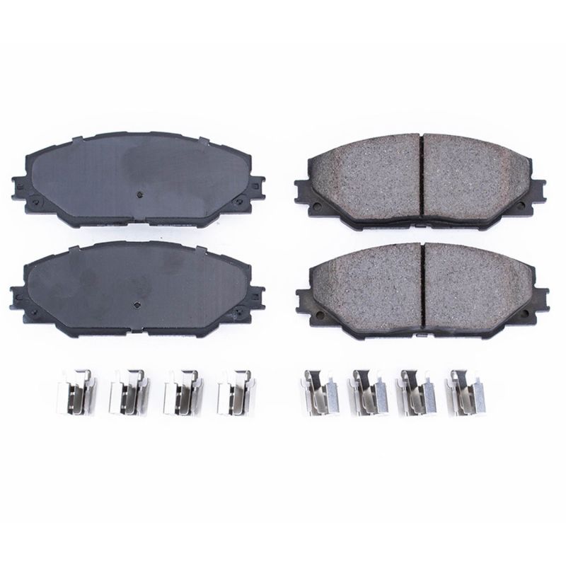PSB Z17 Evolution Brake Pads - Power Stop 09-10 Pontiac Vibe Front Z17 Evolution Ceramic Brake Pads w/Hardware
