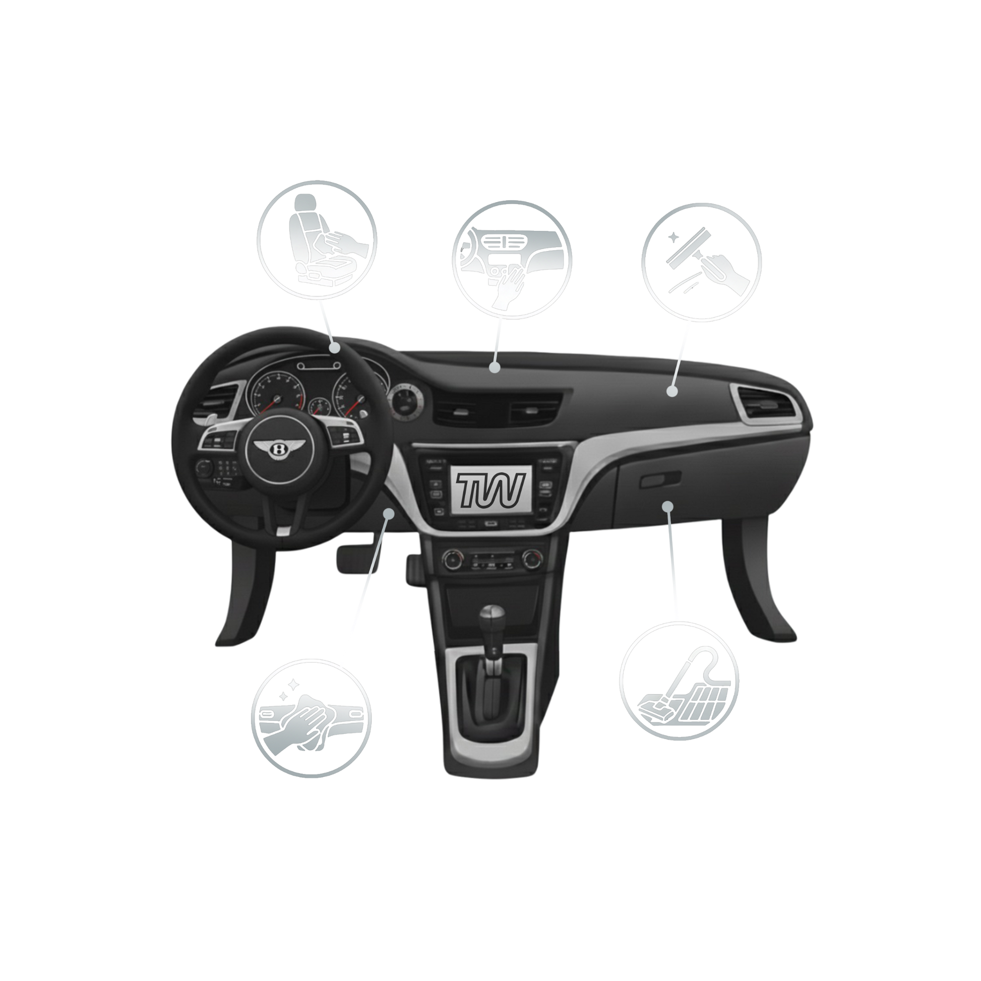 Interior detail SUV