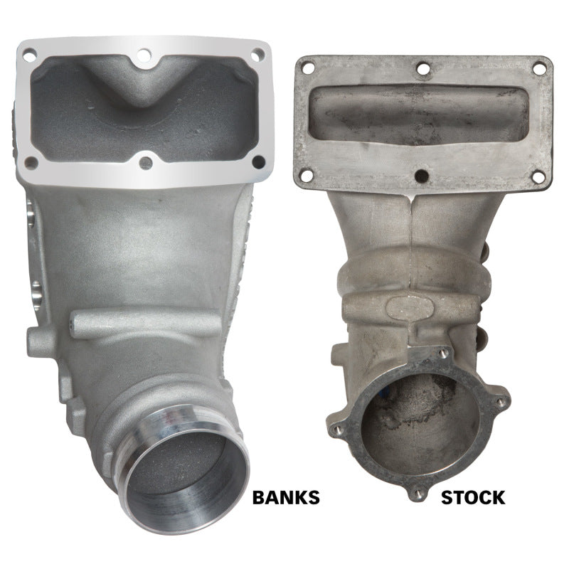 GBE Ram-Air Intake Systems - Banks Power 07.5-17 Ram 2500/3500 6.7L Diesel Monster-Ram Intake System w/Fuel Line 3.5in Natural