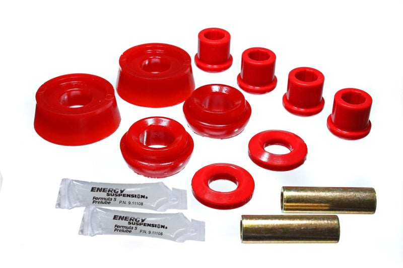 ES Cntrl Arm Bushings - Red - Energy Suspension 01-05 PT Cruiser / 03-04 Dodge Neon Red Front Lower & Upper Control Arm Bushing Se