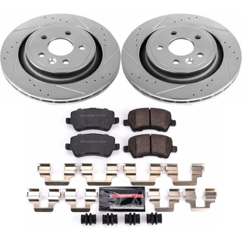 PSB Z23 Evolution Kit - Power Stop 11-18 Volvo S60 Rear Z23 Evolution Sport Brake Kit
