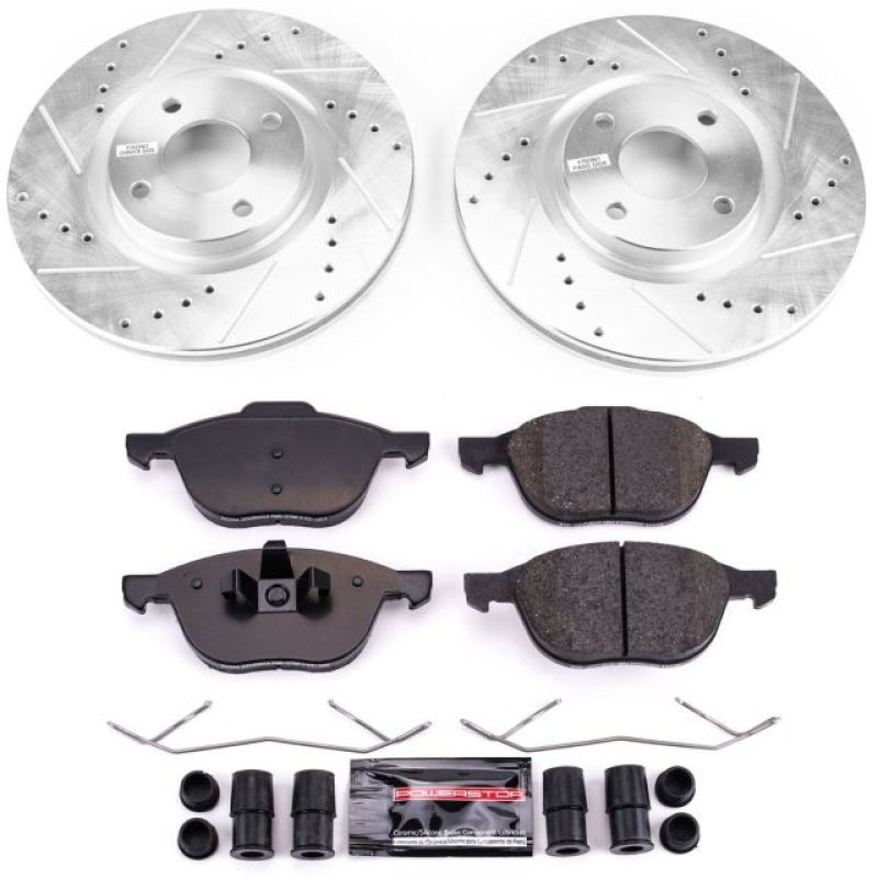PSB Z23 Evolution Kit - Power Stop 2018 Ford EcoSport Front Z23 Evolution Sport Brake Kit