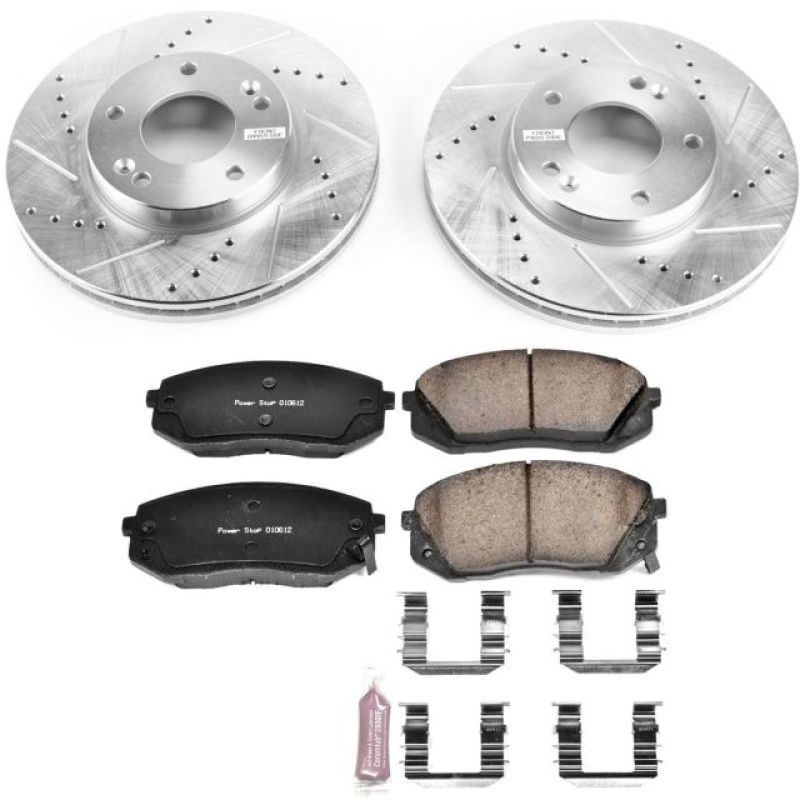 PSB Z23 Evolution Kit - Power Stop 07-10 Kia Rondo Front Z23 Evolution Sport Brake Kit
