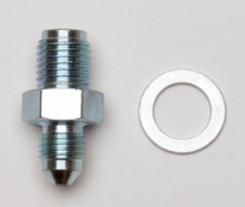 WIL Fittings and Adaptors - Wilwood Fitting Kit Adaptor -3 JIC to 7/16-20 Male w/ Crush Washer