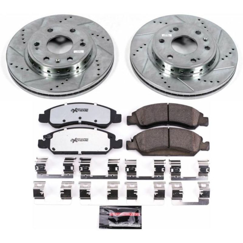 PSB Z36 Truck & Tow Kit - Power Stop 08-19 Chevrolet Tahoe Front Z36 Truck & Tow Brake Kit