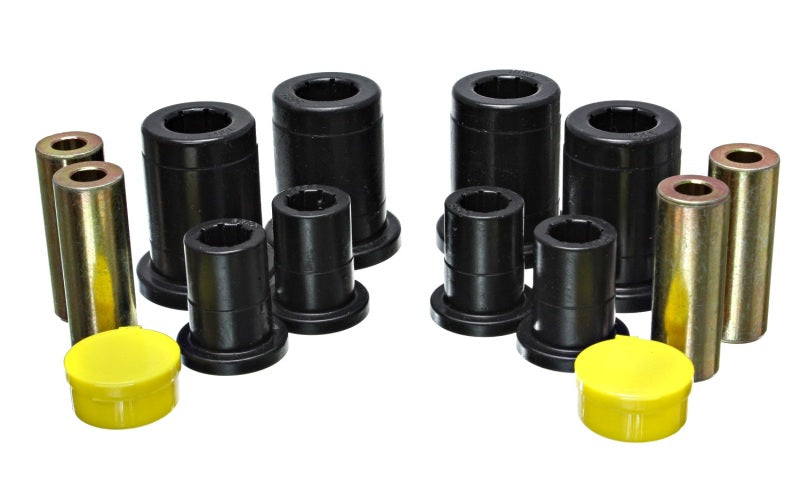 ES Cntrl Arm Bushings - Black - Energy Suspension GMC Motor Home Black Front Lower Control Arm Bushing