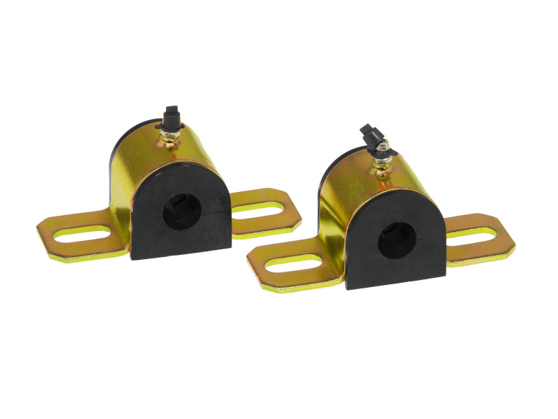 PRO Sway/End Link Bush - Blk - Prothane Universal Greasable Sway Bar Bushings - 11/16in - Type B Bracket - Black