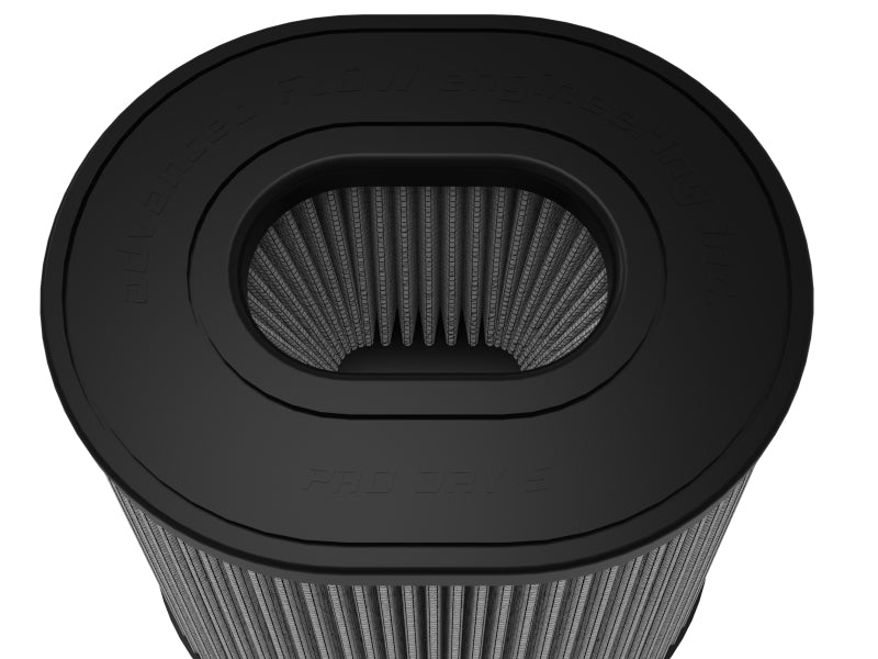 AFE Universal Pro Dry S Filter - aFe Magnum FORCE Intake Air Filter w/Pro DRY S 4-1/2IN F x(8x6-1/2)IN B x(6-3/4x5-1/2)IN T x8IN