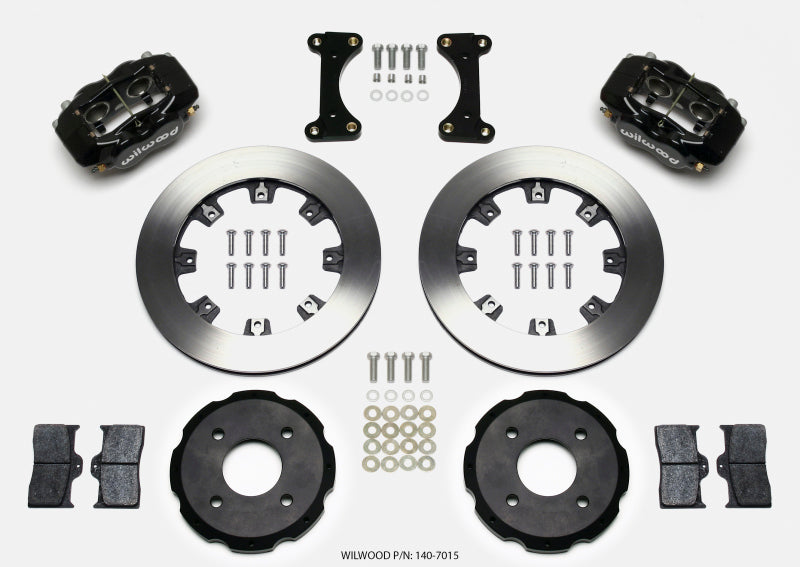 WIL Dynalite Brake Kit - Wilwood Forged Dynalite Front Hat Kit 12.19in 2002 Mitsubishi Lancer