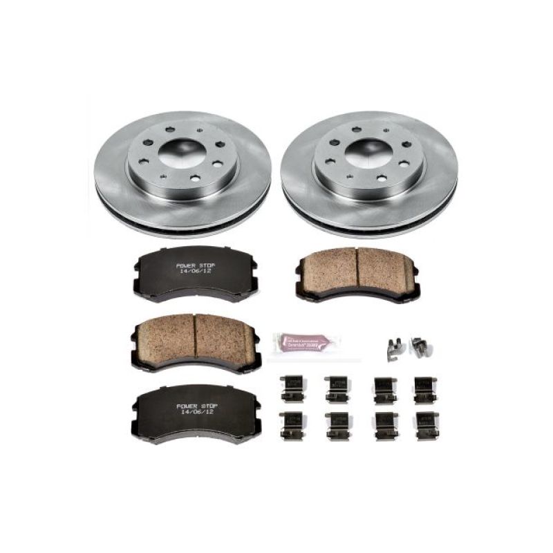 PSB Autospecialty Kit - Power Stop 02-07 Mitsubishi Lancer Front Autospecialty Brake Kit