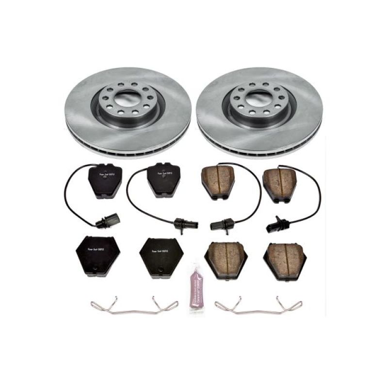 PSB Autospecialty Kit - Power Stop 00-04 Audi A6 Quattro Front Autospecialty Brake Kit