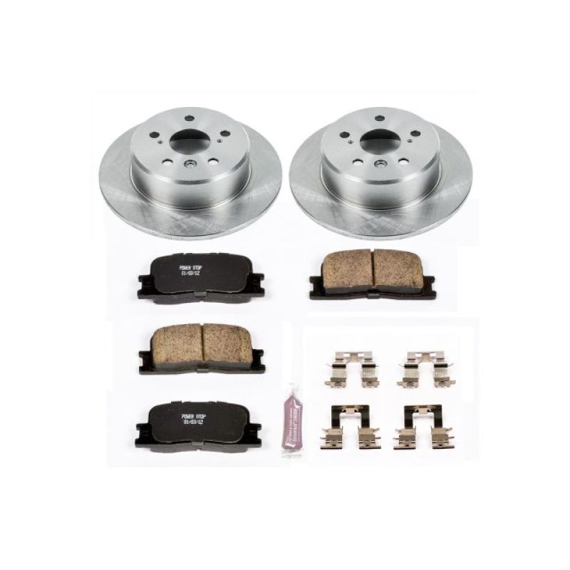 PSB Autospecialty Kit - Power Stop 01-03 Toyota Highlander Rear Autospecialty Brake Kit