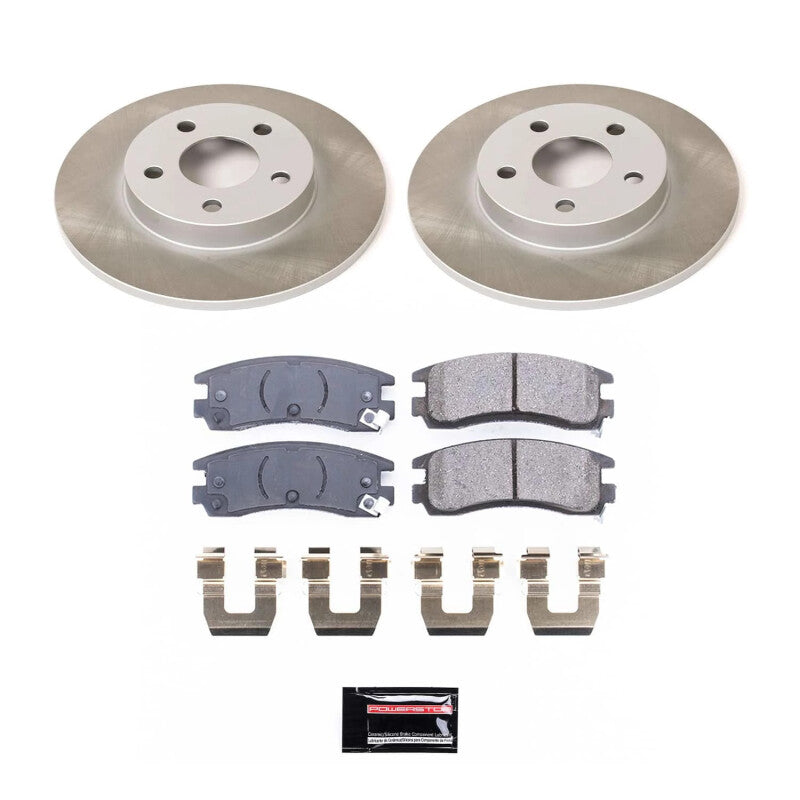 PSB Semi-Coated Rotor Kits - Power Stop 04-05 Pontiac Bonneville Rear Semi-Coated Rotor Kit