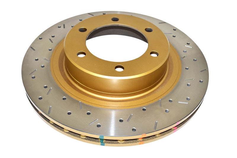 DBA 4000 Slot&Drill Rotors - DBA Toyota Cruiser Front Drilled & Slotted 4000 Series Rotor