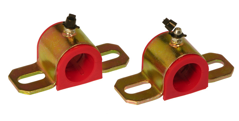 PRO Sway/End Link Bush - Red - Prothane Universal Greasable Sway Bar Bushings - 25MM - Type A Bracket - Red