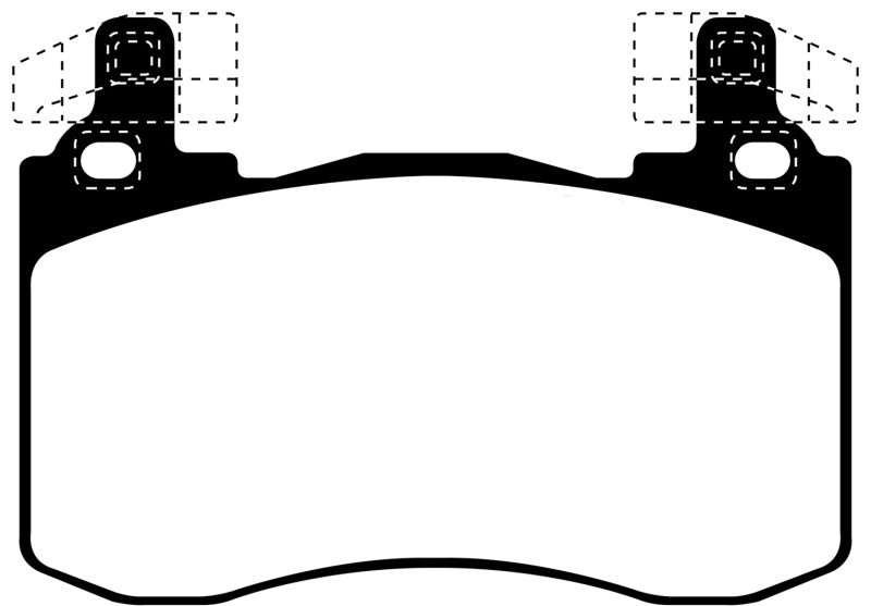 EBC Yellowstuff Brake Pad Sets - EBC 2019+ Genesis G70 2.0T (Brembo) Yellowstuff Front Brake Pads