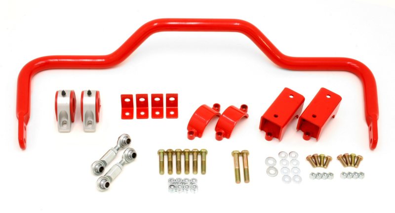 BMR Sway Bar Kits - BMR 64-72 A-Body w/ 3.25in Axles Rear Solid 1.375in Xtreme Anti-Roll Bar Kit - Red