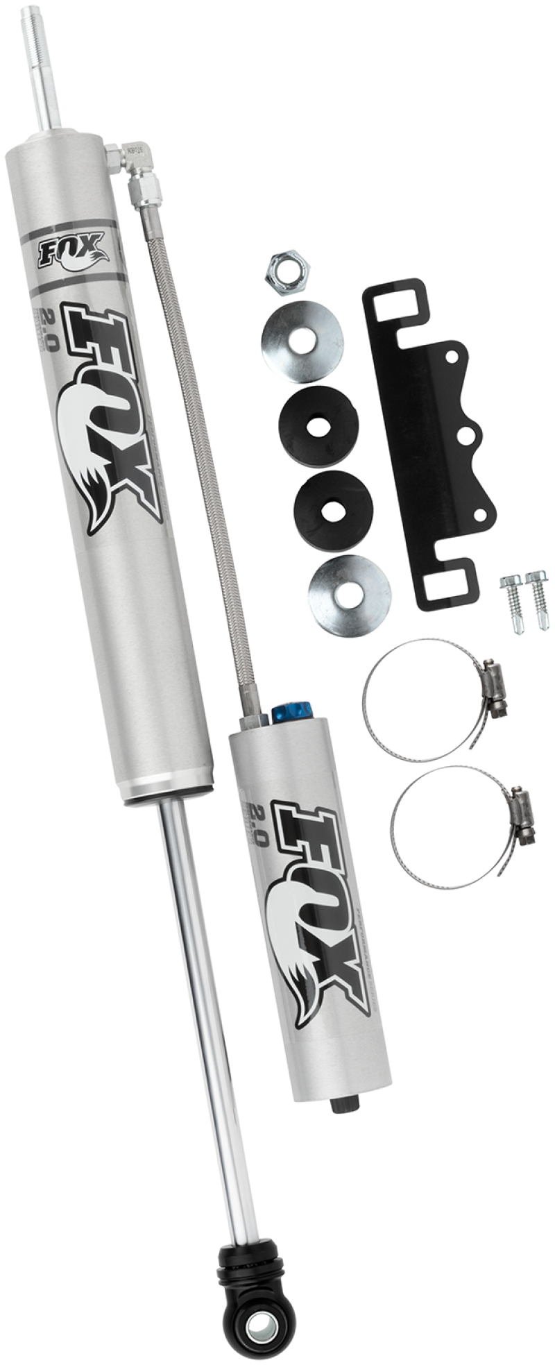 FOX 2.0 Perf Shock - Fox 05+ Ford SD 2.0 Perf Series 10.1in Smooth Body R/R Front Shock CD Adj. (Alum) / 4-5in Lift