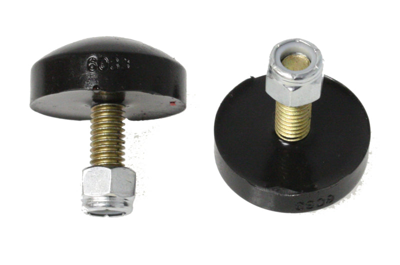 ES Bump Stops - Black - Energy Suspension Universal Black Low Profile Button head bump stop 11/16 inch tall x 1 5/8 inch dia