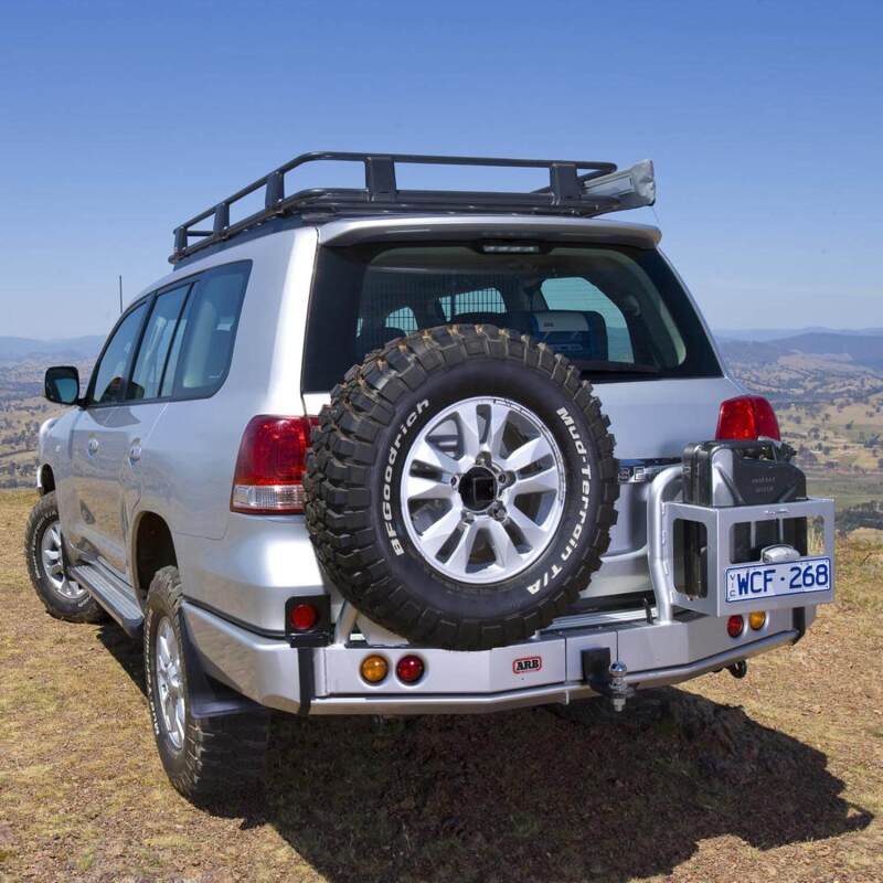 ARB Rear Bars w/o Carriers - ARB Rear Bar 200 Series Blk 2007 To 10/15 (Fit Kit NOT Included)