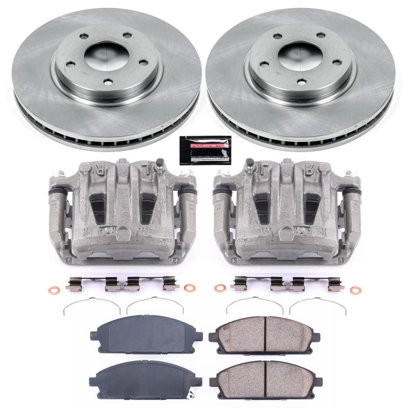 PSB Autospecialty Kit w/Cals - Power Stop 04-09 Nissan Quest Front Autospecialty Brake Kit w/Calipers