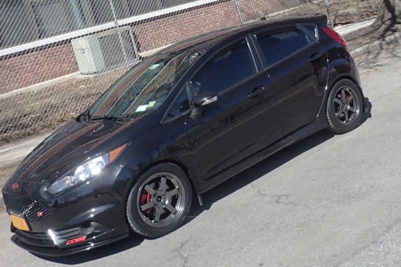 RAL UR Blk Flap/Rd Logo - Rally Armor 13-19 Ford Fiesta ST Black UR Mud Flap w/Red Logo