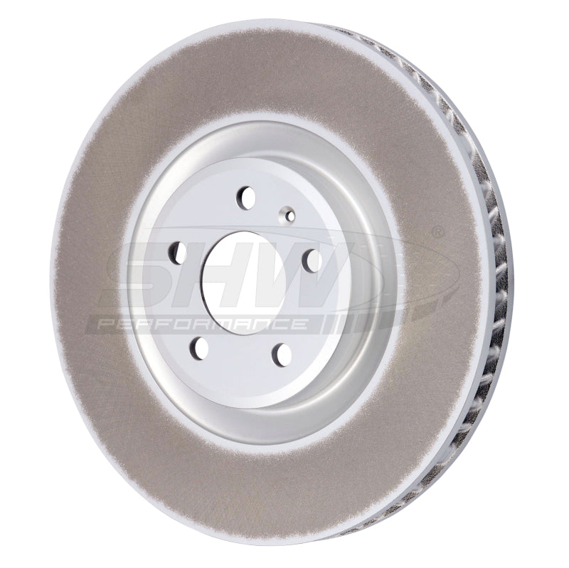 SHW Smooth Monobloc Rotors - SHW 15-18 Porsche Macan S 3.0L w/o Ceramics Right Front Smooth Monobloc Brake Rotor (95B615302R)