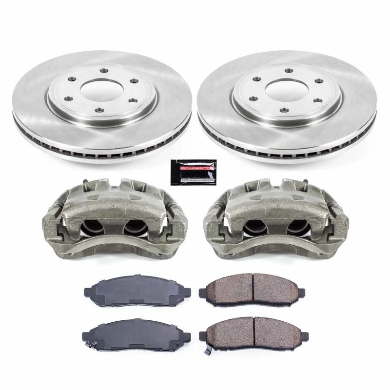 PSB Autospecialty Kit w/Cals - Power Stop 2019 Nissan Frontier Front Autospecialty Brake Kit w/Calipers