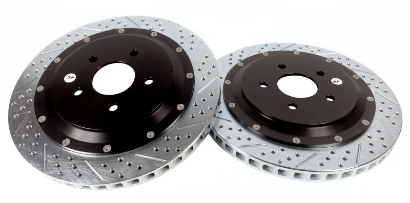 BAE Eradispeed Rotors - Baer Brakes 06-09 Cadillac XLR V Eradispeed+ Rear SDZ 2-Piece Performance Brake Rotors