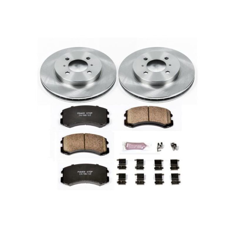 PSB Autospecialty Kit - Power Stop 02-07 Mitsubishi Lancer Front Autospecialty Brake Kit