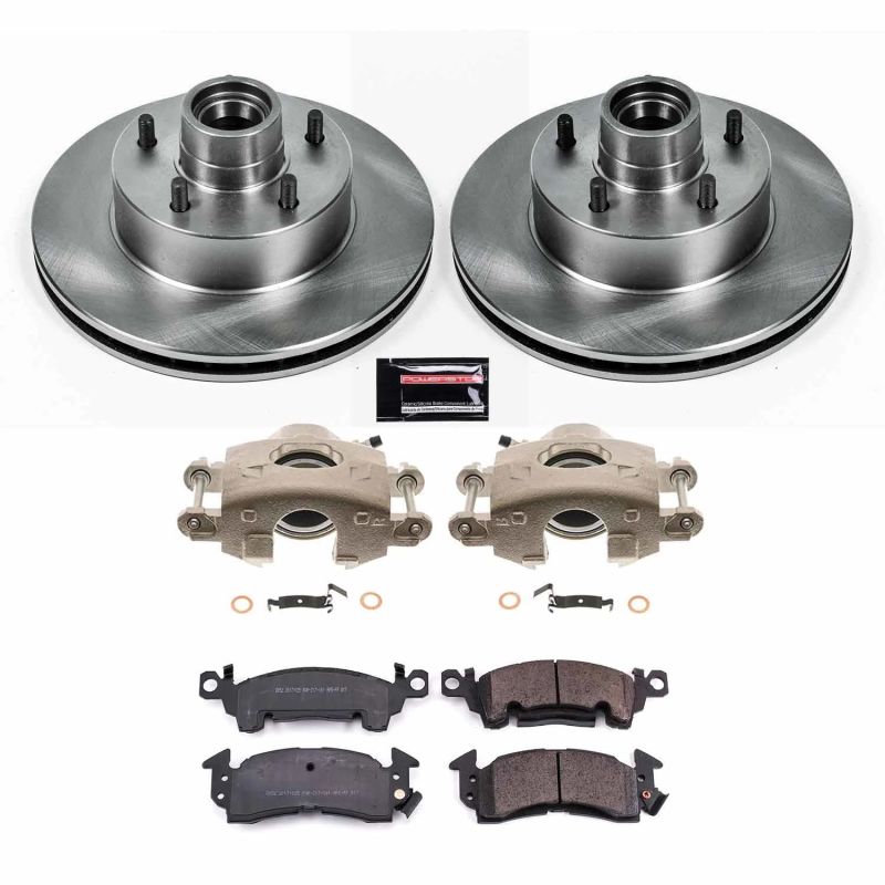 PSB Autospecialty Kit w/Cals - Power Stop 1977 Buick Century Front Autospecialty Brake Kit w/Calipers