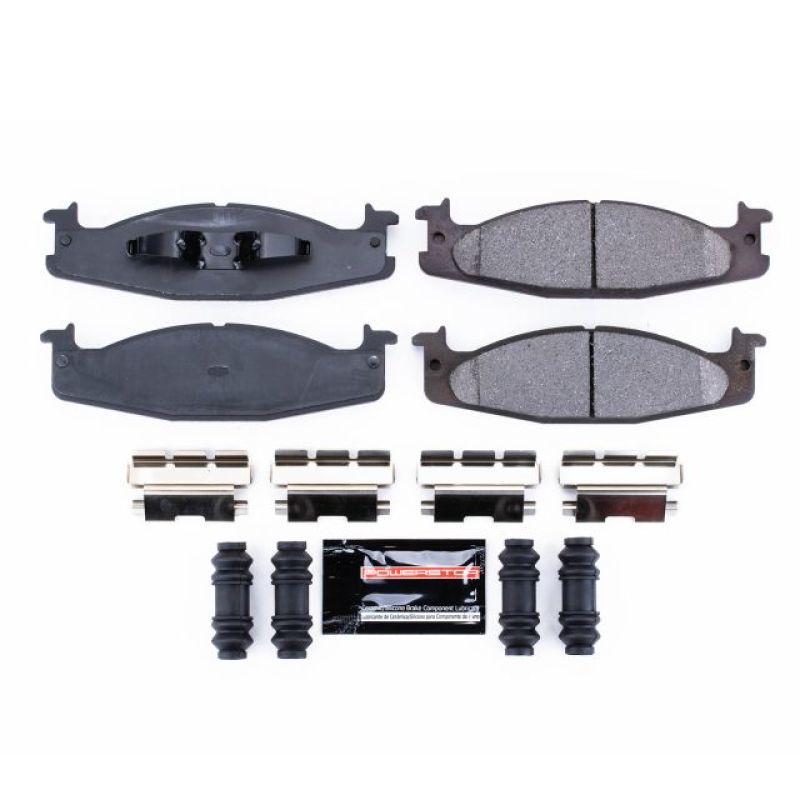 PSB Z23 Evolution Brake Pads - Power Stop 94-96 Ford Bronco Front Z23 Evolution Sport Brake Pads w/Hardware