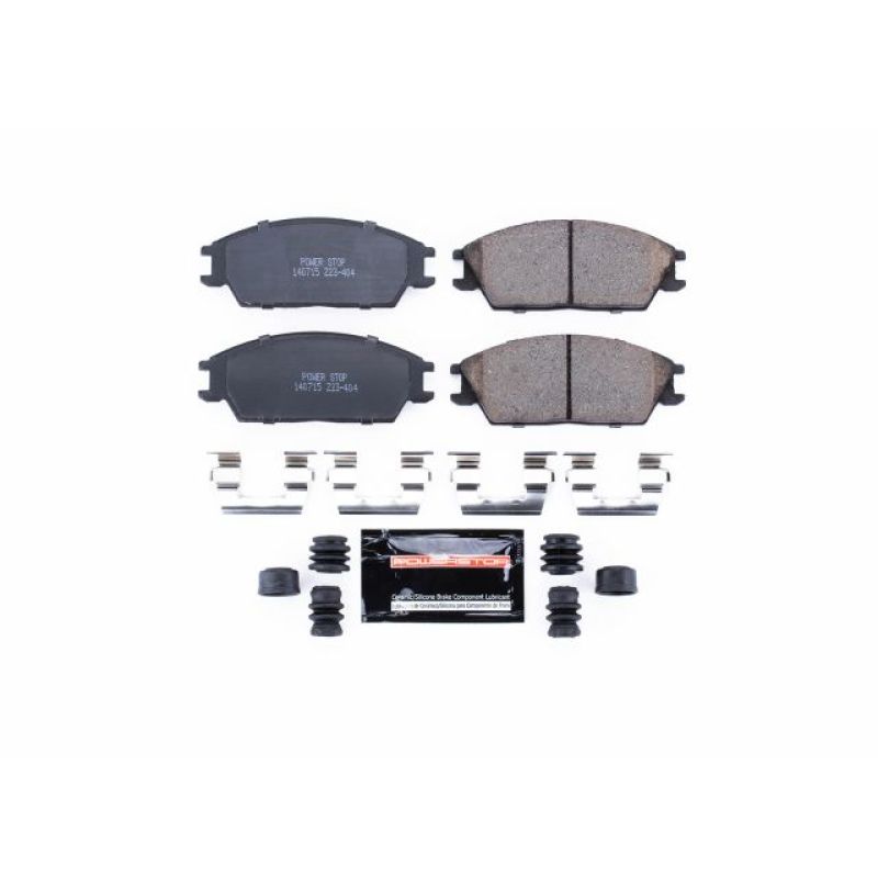 PSB Z23 Evolution Brake Pads - Power Stop 95-05 Hyundai Accent Front Z23 Evolution Sport Brake Pads w/Hardware