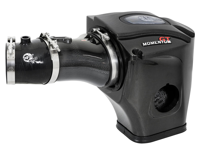 AFE Black Series Carbon Fiber Cold Air Intakes - aFe Momentum GT Black Series Carbon Fiber CAIS 15-16 Dodge Challenger SRT Hellcat V8-6.2L (sc)