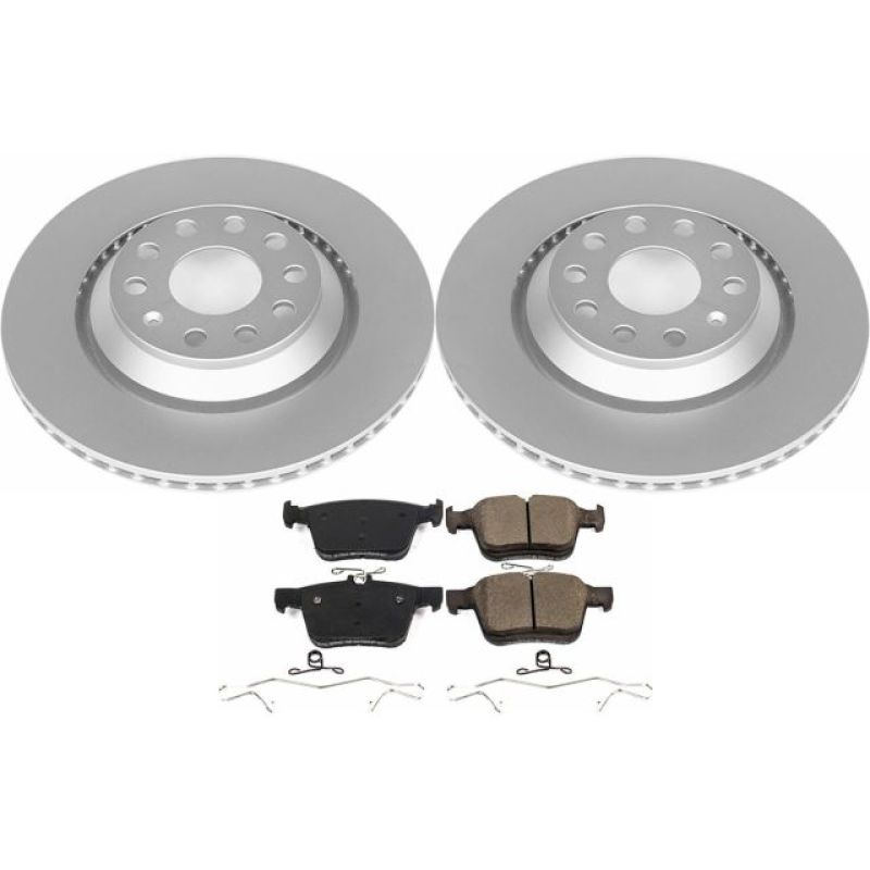 PSB Z23 Evolution Coated Kit - Power Stop 17-18 Audi RS3 Rear Z23 Evolution Sport Coated Brake Kit