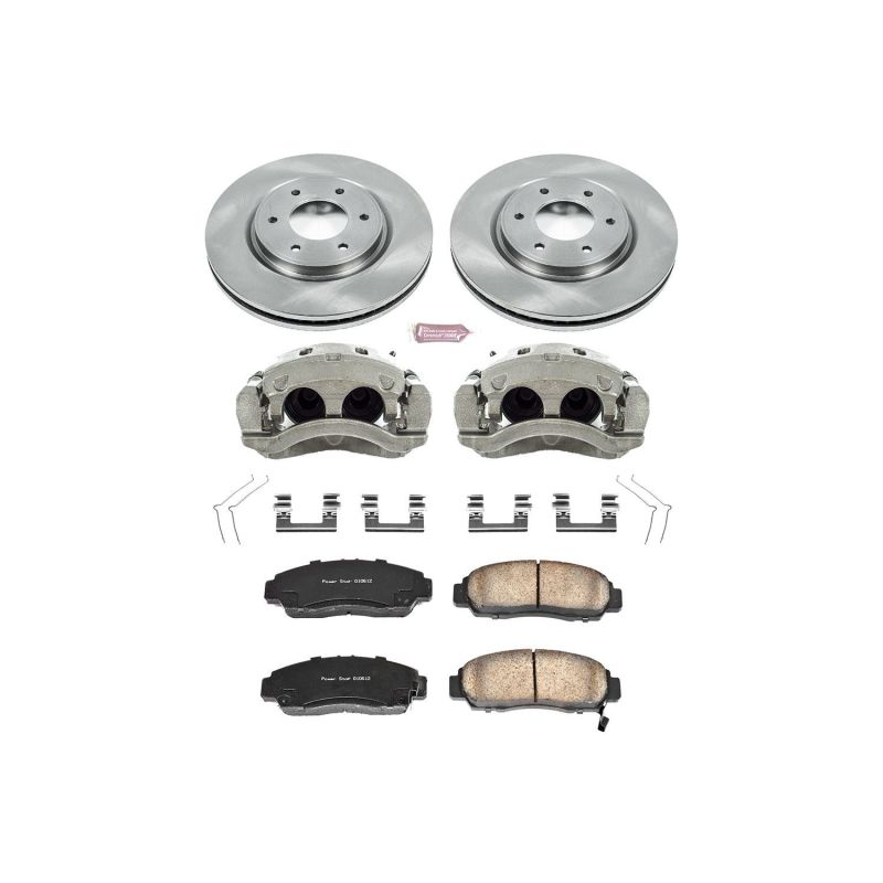 PSB Autospecialty Caliper - Power Stop 17-22 Nissan Titan Front Autospecialty Kit w/Cals