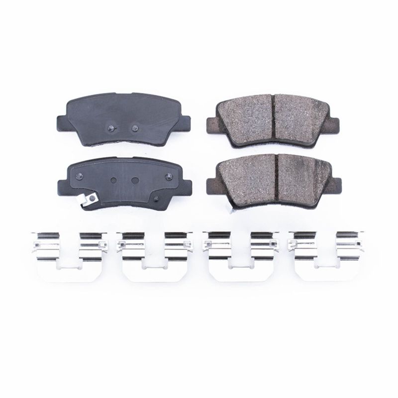 PSB Z17 Evolution Brake Pads - Power Stop 16-19 Hyundai Tucson Rear Z17 Evolution Ceramic Brake Pads w/Hardware