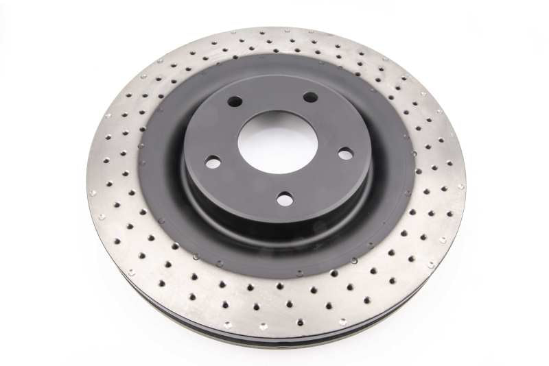 DBA 4000 Series Drilled Rotors - DBA 05-13 Chevrolet Corvette Front 4000 Series Cross Drilled Rotor