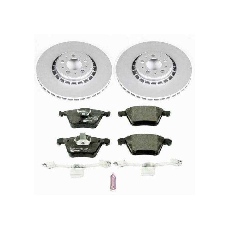 PSB Euro-Stop Kit - Power Stop 03-14 Volvo XC90 Front Euro-Stop Brake Kit