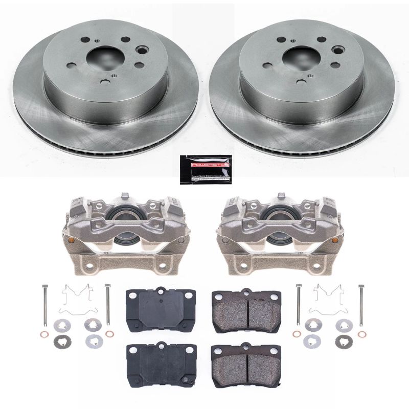 PSB Autospecialty Kit w/Cals - Power Stop 2006 Lexus GS300 Rear Autospecialty Brake Kit w/Calipers