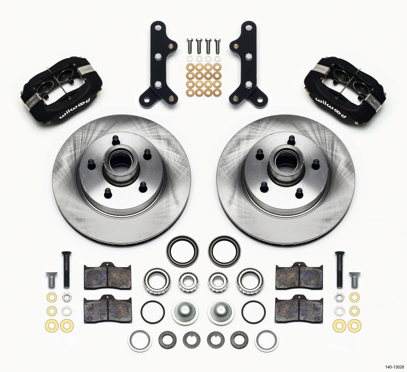 WIL Dynalite Brake Kit - Wilwood Forged Dynalite Front Kit 11.88in 1 PC Rotor&Hub Buick Rivera 1964-65
