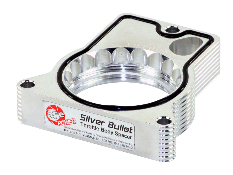 AFE Silver Bullet TBS CARB Approved - aFe Silver Bullet Throttle Body Spacers TBS GM C/K 1500 96-00 V6-4.3L