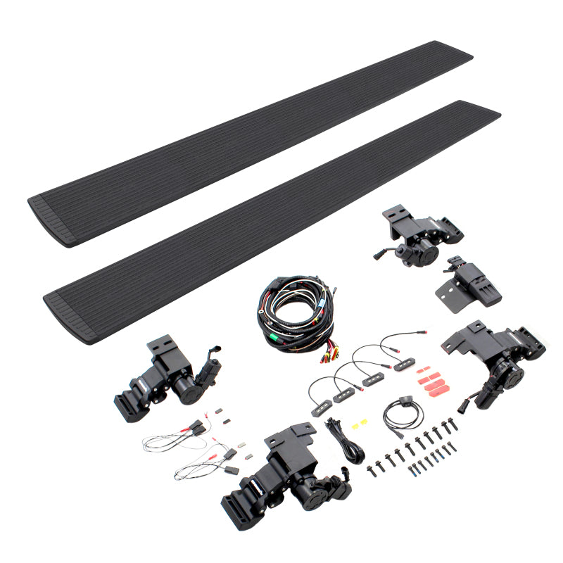 GOR RealTruck VoltStep Running Boards - RealTruck 11-22 Ram 2500/3500 CC 4dr VoltStep Electric Running Board Kit - Bedliner Coating