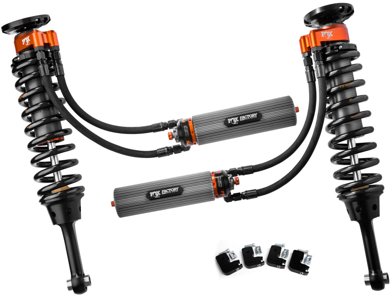 FOX 3.0 Factory Coilover Shock - Fox Ford Raptor 3.0 Factory Series 7.9in Int. Bypass Remote Res. Front Coilover Set DSC Adj. - Blk