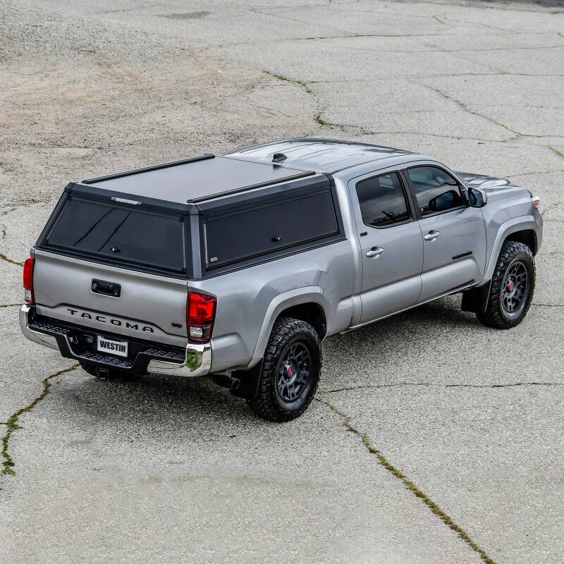 WES EXP Truck Caps - Westin 16-23 Toyota Tacoma 6ft. Bed EXP Truck Cap - Black (Box 1 ONLY)