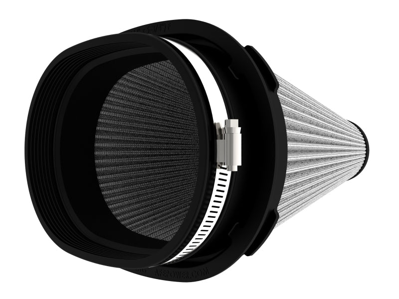 AFE Universal Pro Dry S Filter - aFe MagnumFLOW Air Filter PDS A/F (7-3/4x5-3/4)Fx(9x7)B(mt2)x(6x2-3/4)Tx 8.5H