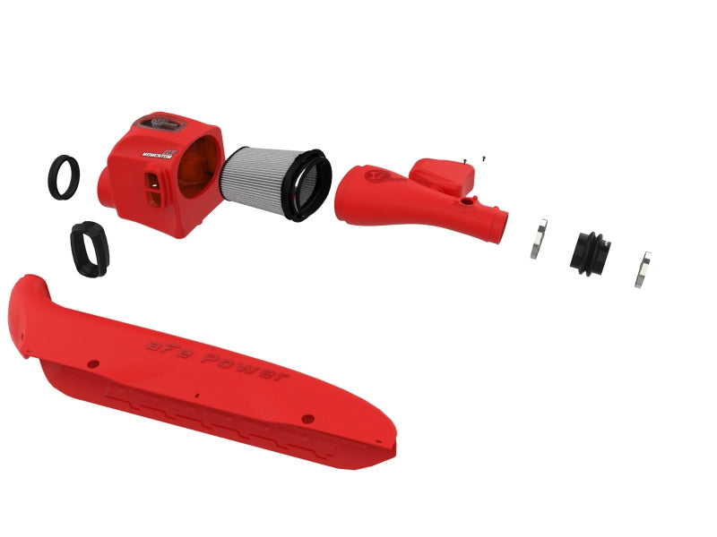 AFE Momentum GT Cold Air Intakes - aFe 16-23 Toyota Tacoma V6 3.5L Momentum GT Red Edition Cold Air Intake System w/ Pro DRY S Filter
