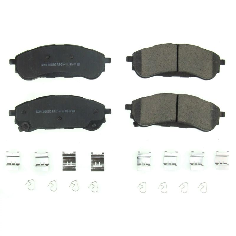 PSB Z17 Evolution Brake Pads - Power Stop 2019 Ford Ranger Rear Z17 Evolution Ceramic Brake Pads w/Hardware
